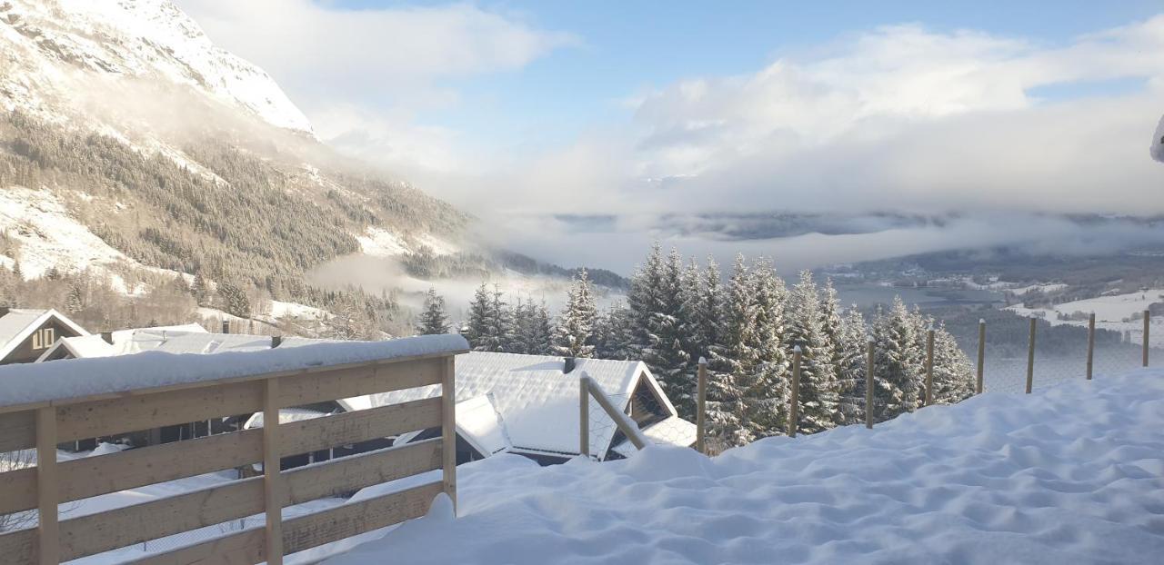New And Exclusive Cottage In Voss With A Great View Skulestadmo Exterior photo